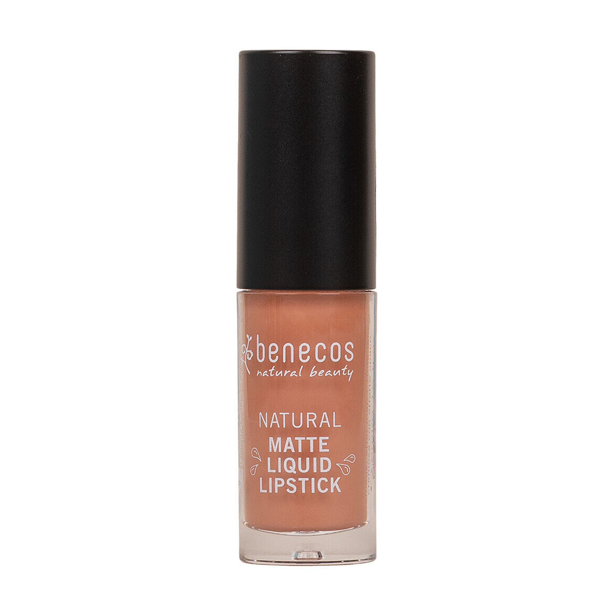 Рідка матова помада для губ Benecos Natural Matte Liquid Lipstick, Desert Rose, 5 мл